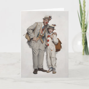 Convite Palhaço Duo, Pai e Filho