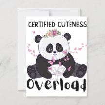 Panda engraçado fofo 