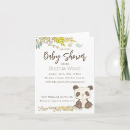 Convite Panda Invitation