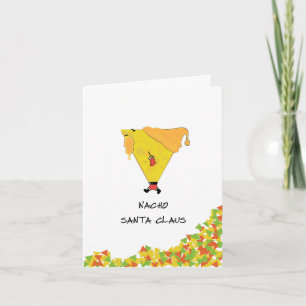Convite Papai noel do Nacho com microplaquetas