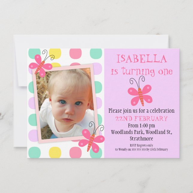 Convite para 1º ou 2º Festa de Aniversário de Borb (Frente)