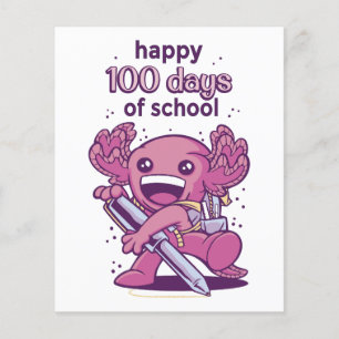 convite para 100 dias de escola