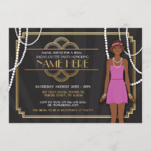 Convite para 1920 Festa de solteira chá de panela