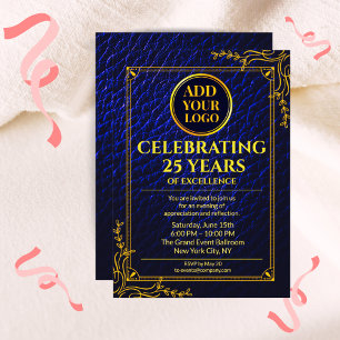 Convite para 25 anos modernos de aniversário de ne