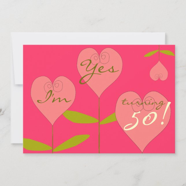 Convite para 50 anos divertido (Frente)