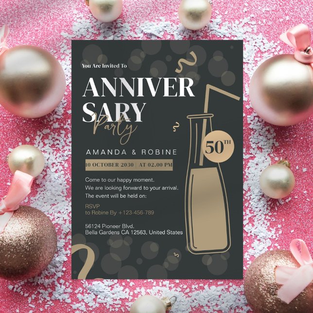 Convite para 50 anos do Elegant (Criador carregado)