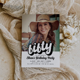 Convite para 50.o aniversário | 50 Aniversário