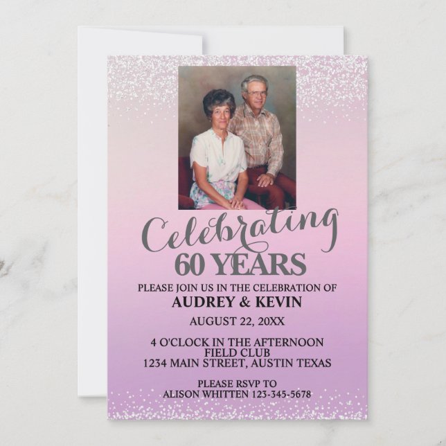 Convite para 60 anos (Frente)