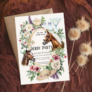 Convite para a 10ª Festa Anual do Derby com Florai