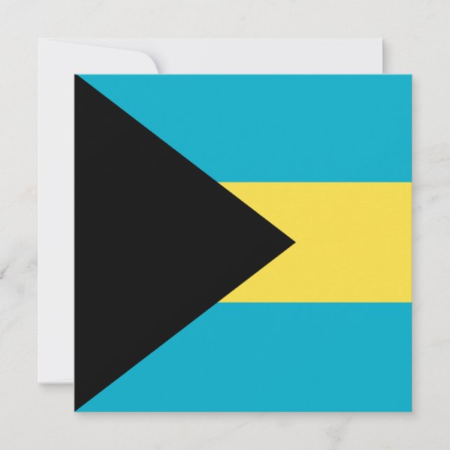 Convite para a bandeira das Bahamas (Frente)