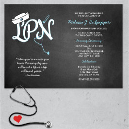 Convite para a cerimônia de formação de enfermeiro