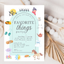 Convite para a Festa das Coisas Favoritas