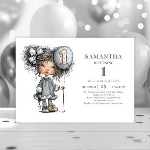 Convite para a festa de 1º aniversário da Whimsy G