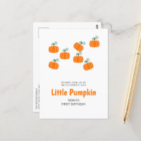 Convite para a Festa de 1º Aniversário de Little P