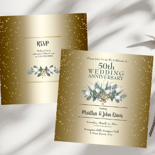 Convite para a Festa de 50 Anos de Casamento