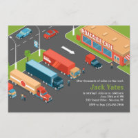 Convite para a Festa de Aposentadoria do Motorista