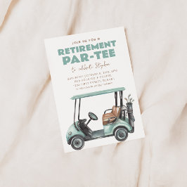 Convite para a Festa de Aposentadoria Time to Par-