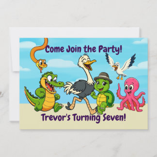 Convite para a Festa de Aventura da Nae Nae e da L