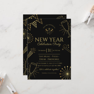 Convite para a Festa de Celebração do Ano Novo