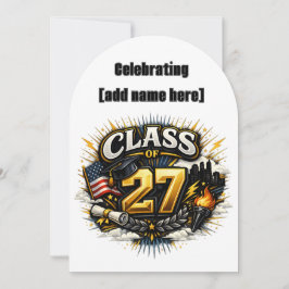 Convite para a Festa de Formatura de 2027 