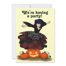 Convite para a Festa de Halloween de Risco de Comp