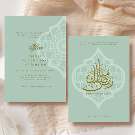 Convite para a Festa de Iftar do Ramadão