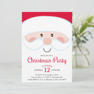 Convite para a Festa de Natal da Empresa Santa Com