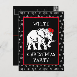 Convite para a Festa de Natal do Elefante Branco