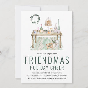 Convite para a Festa de Natal do Friendsmas