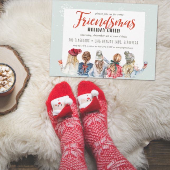 Convite para a Festa de Natal dos Amigos do Friend (Criador carregado)