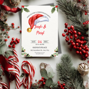 Convite para a Festa de Natal Jingle & Mingle