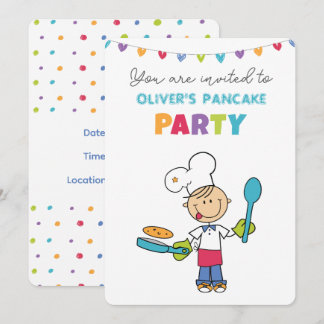Convite para a Festa de Panqueca