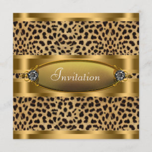 Convite para a Festa do Leopardo de Ouro Negro