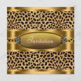 Convite para a Festa do Leopardo de Ouro Negro