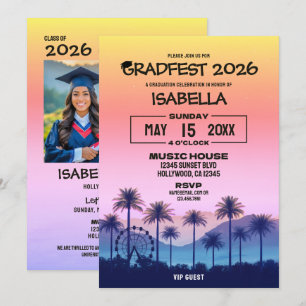 Convite para a Festa VIP Gradfest 2026