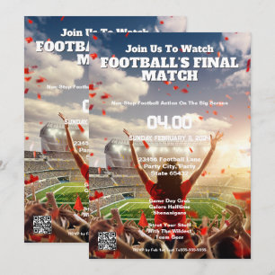 Convite para a Final de Futebol Triunfo de Touchdo