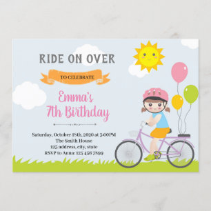 Convite para a Garota da Festa de Bicicleta