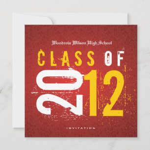 Convite para a graduação de 2012 para a Classe E
