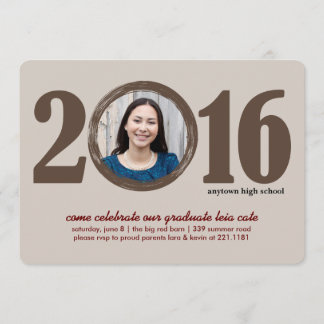 Convite para a graduação de 2016