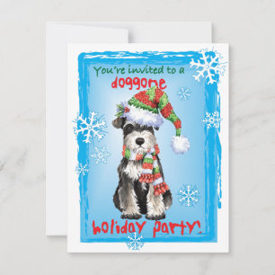 Convite para a Miniatura de Natal Schnauzer