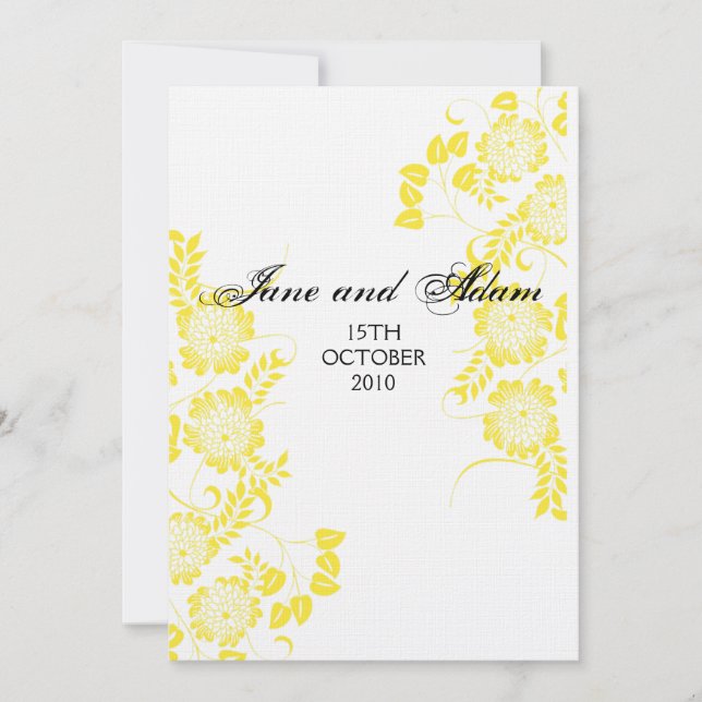 convite para a noite amarela (Frente)