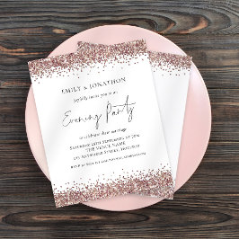 Convite para a noite de Rosa do BUDGET Dourada Gli