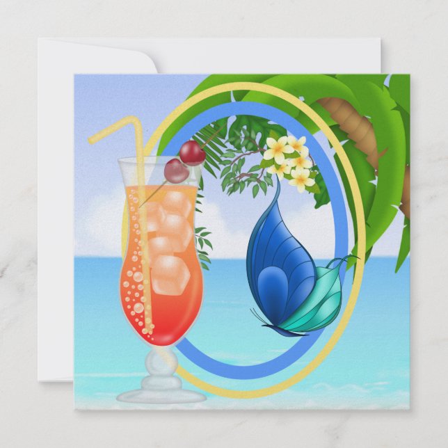 Convite para a Praia do Paraíso (Frente)