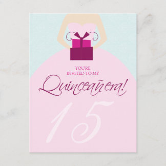 Convite para a Rico Bola de Quinceanera (azul)