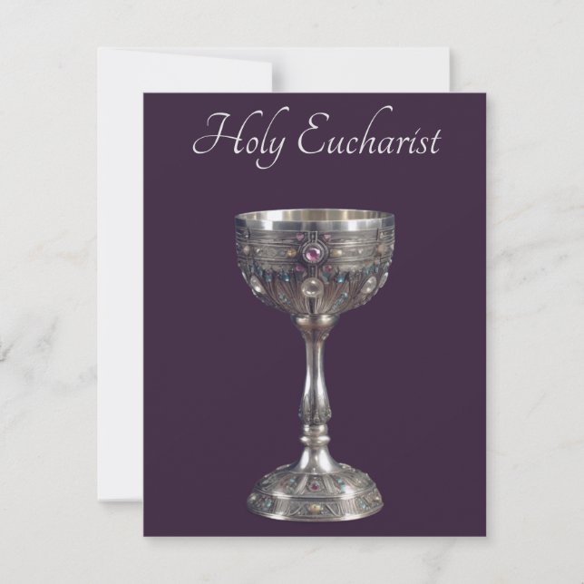 Convite para a Santa Eucaristia (Frente)