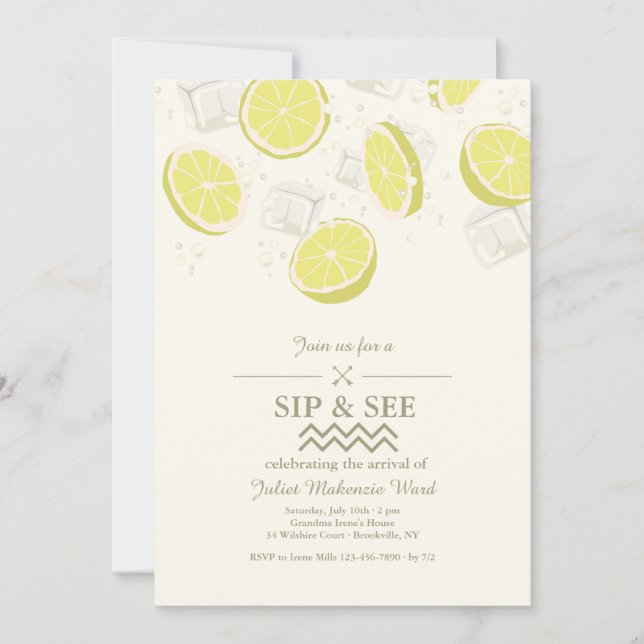 Convite para a Summer Cooler (Frente)