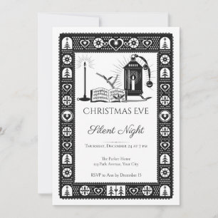 Convite para a Véspera de Natal com Cantos e Lante