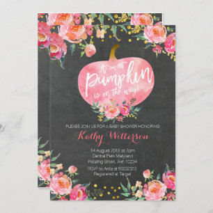 Convite Para Abate De Abóbora A Queda A Quadrado