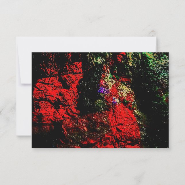 Convite para abstrato de Textura, fotografia de pl (Frente)