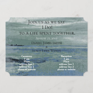 Convite para abstrato Lake Design